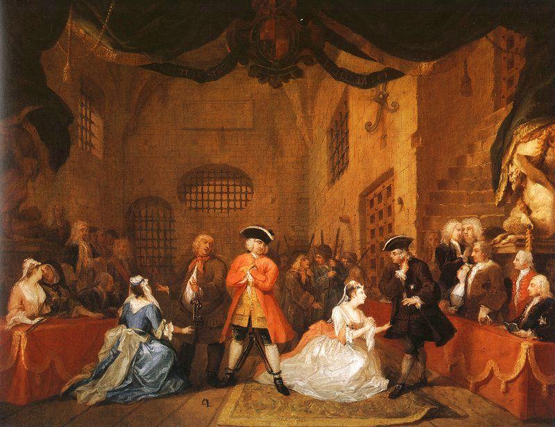 William Hogarth The Beggar's Opera oil painting image
